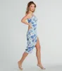 Charm Appeal Chiffon Floral Midi Dress sold by Windsor