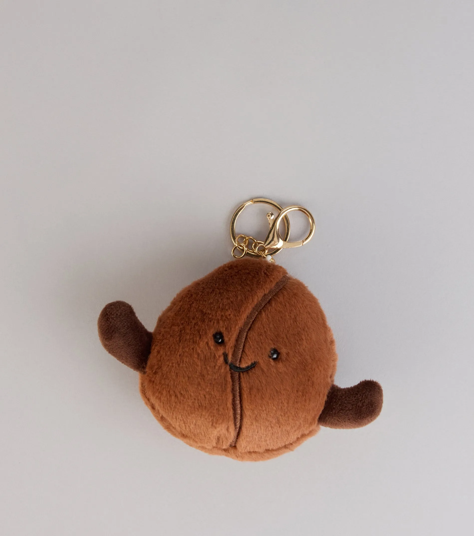 Brew Buddy Plush Coffee Bean Keychain sold by Windsor