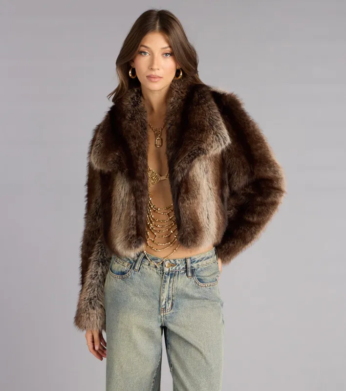 Frost Kiss Faux Fur Jacket sold by Windsor