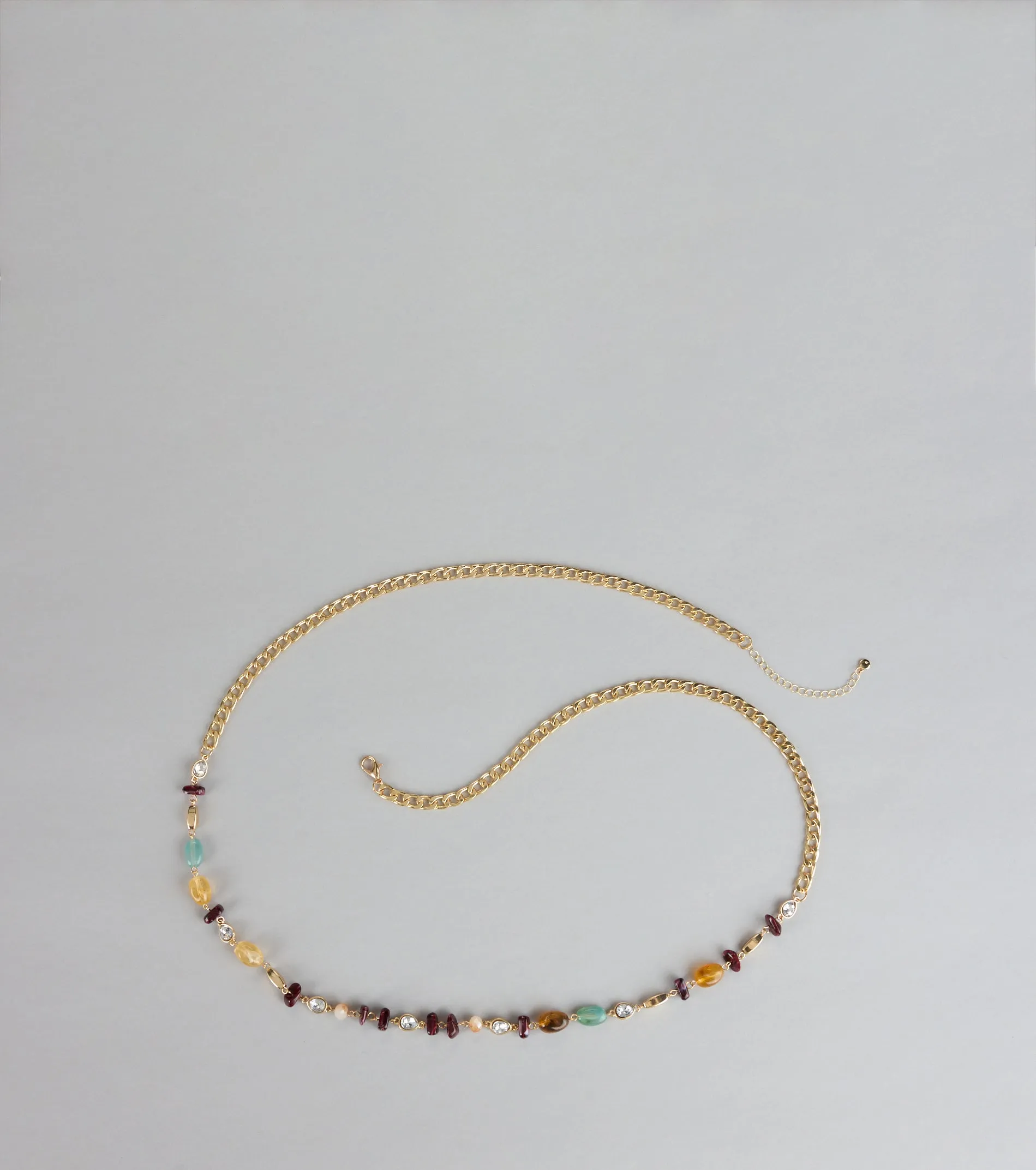 New Obsession Beaded Stone Chain Belt sold by Windsor