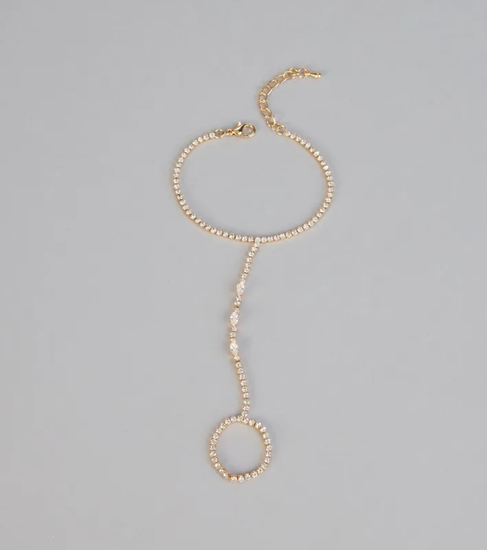 Diamond Drift Hand Chain sold by Windsor