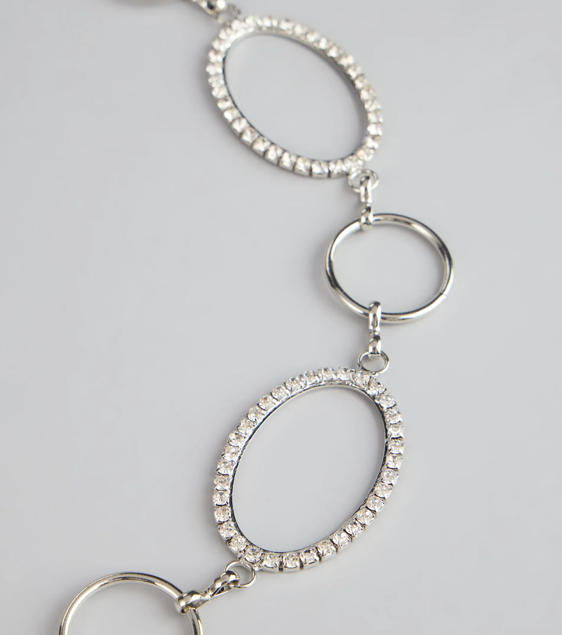 Glow Theory Rhinestone Oval Belt sold by Windsor product image thumbnail 3