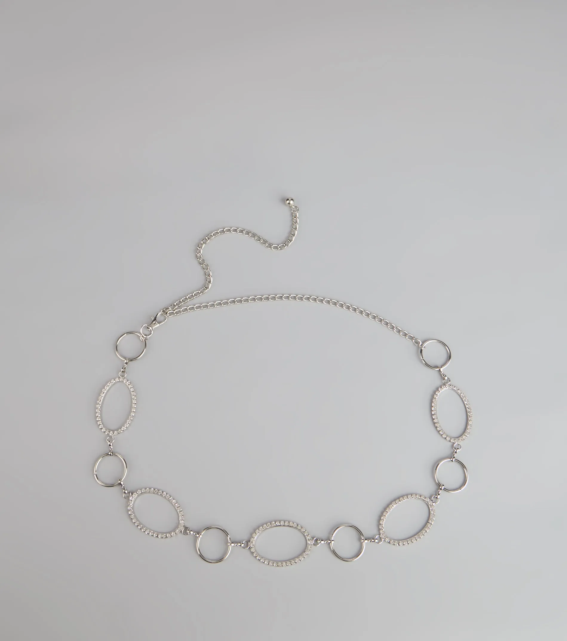 Glow Theory Rhinestone Oval Belt sold by Windsor