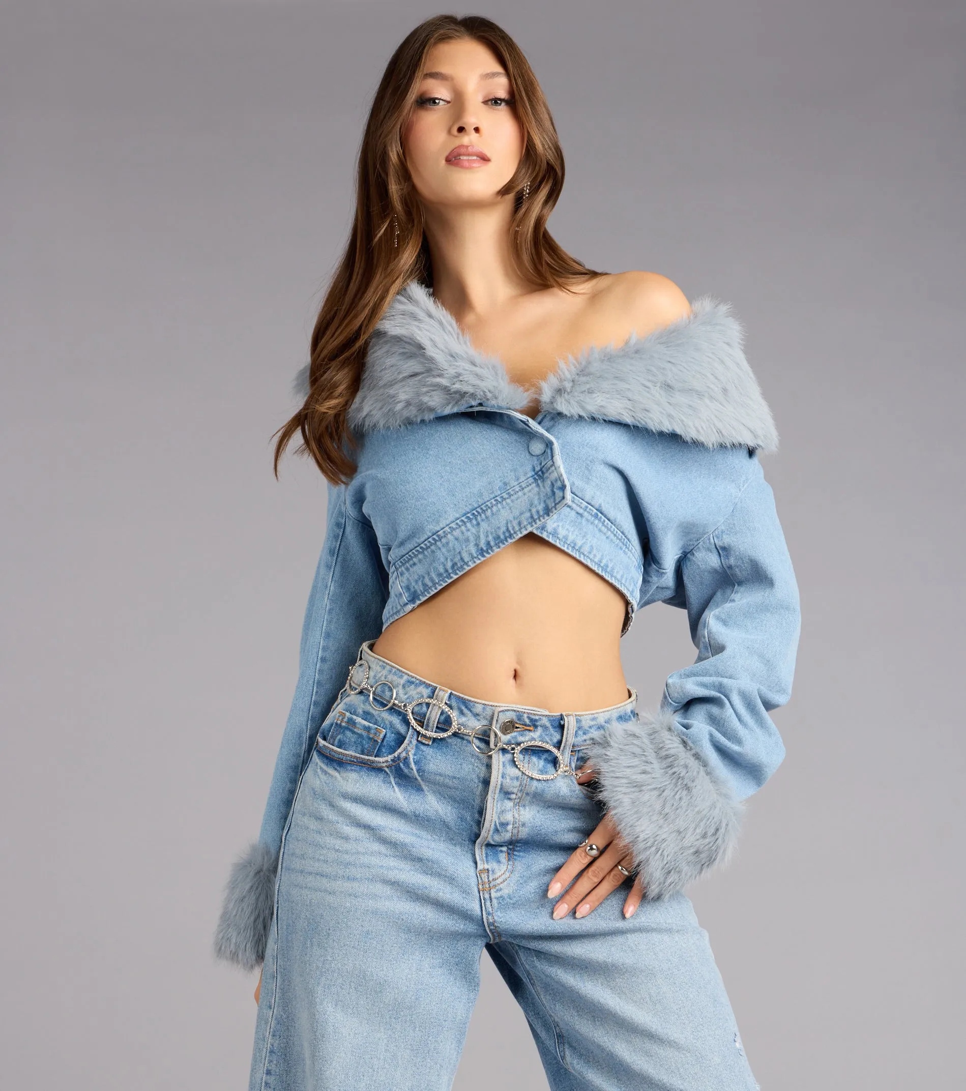 Glow Theory Rhinestone Oval Belt sold by Windsor product image thumbnail 2