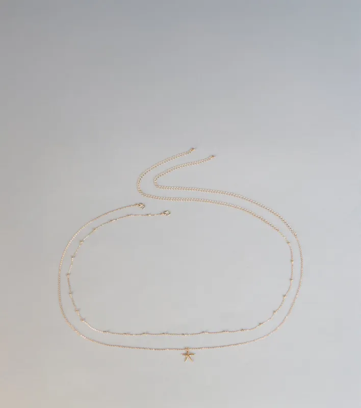 Shore Thing Starfish Belly Chain sold by Windsor