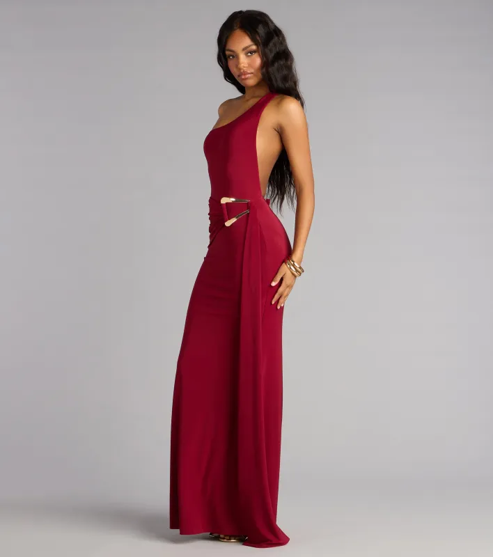 Marina One-Shoulder Mermaid Formal Dress sold by Windsor