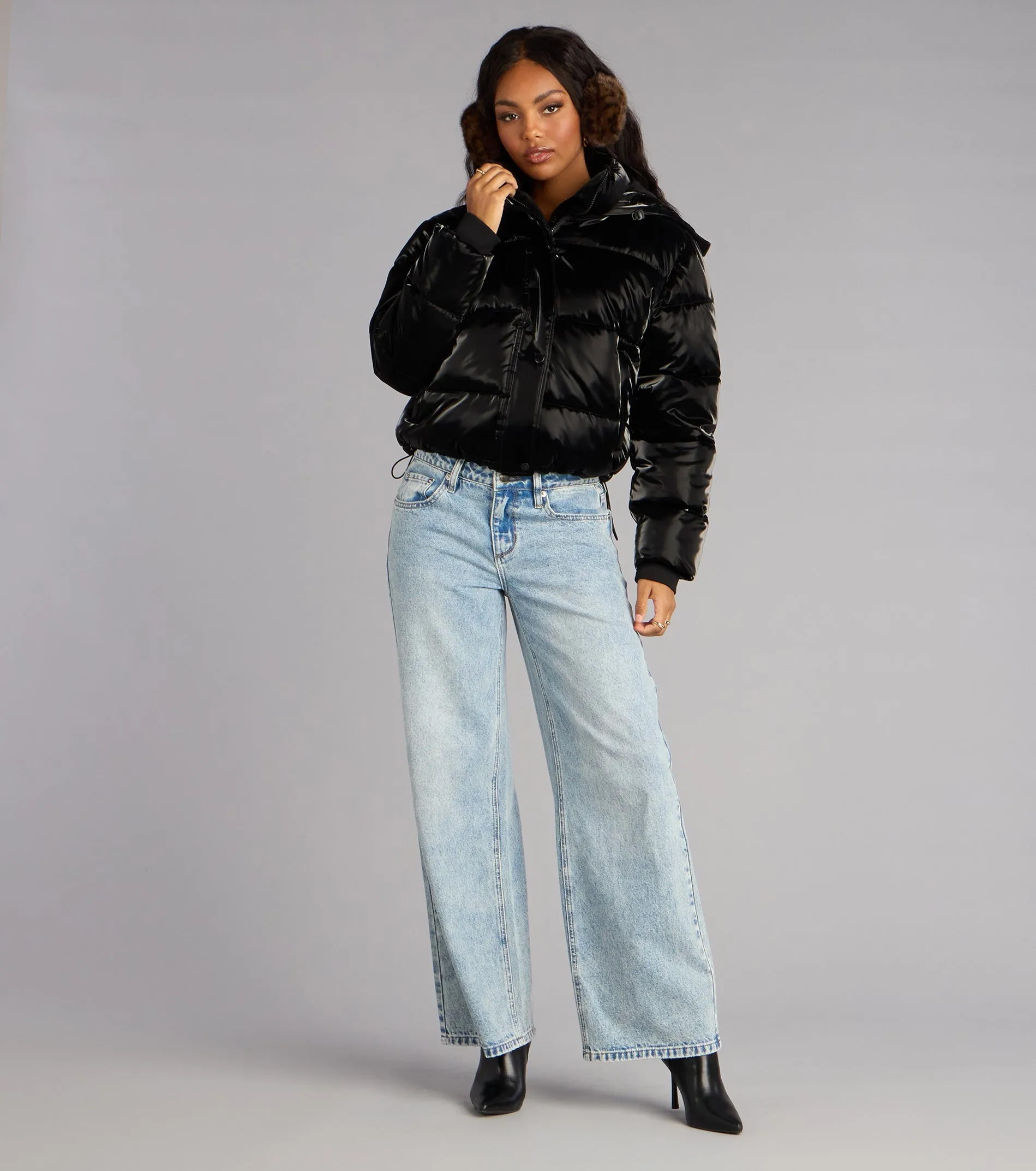 Urban Cool Oversized Puffer Jacket sold by Windsor product image thumbnail 3