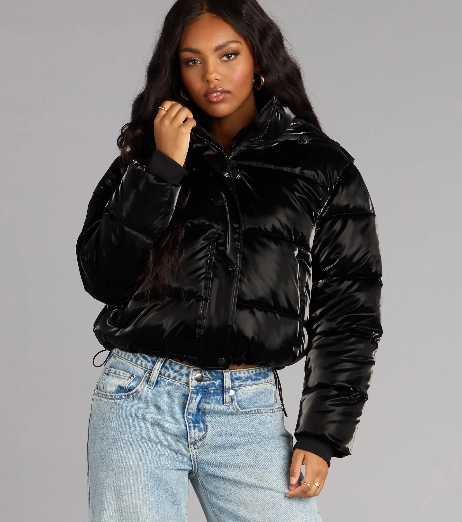 Urban Cool Oversized Puffer Jacket sold by Windsor product image thumbnail 4