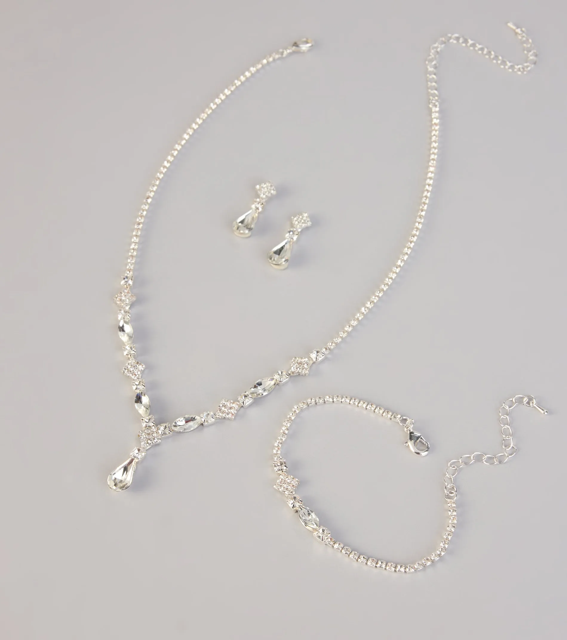 Drip in Glam Rhinestone Jewelry Set sold by Windsor product image thumbnail 2