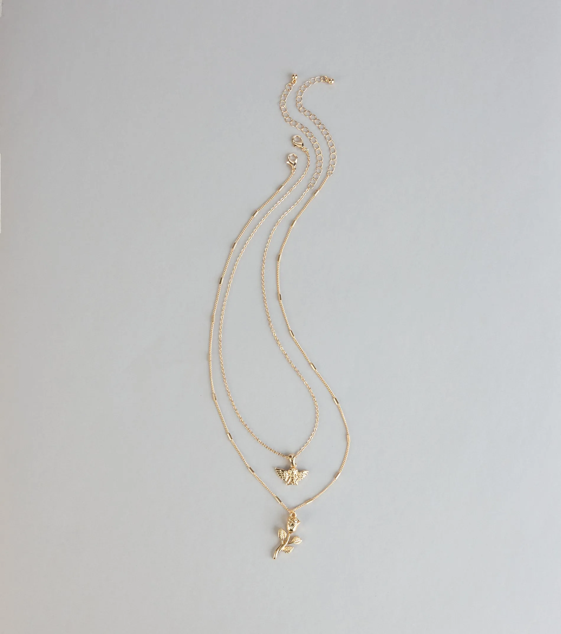 Heaven Sent Rose Charm Necklace sold by Windsor