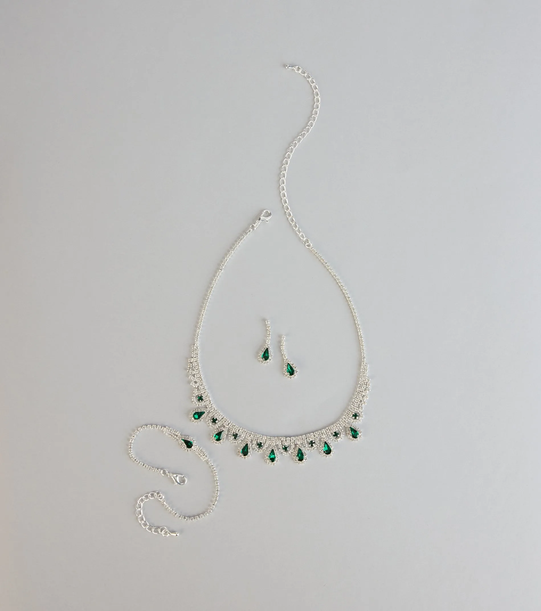 Glam Theory Necklace And Earrings Set sold by Windsor