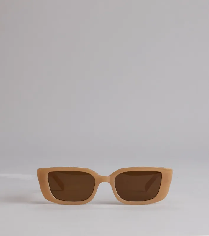Everyday It Girl Rectangle Sunglasses sold by Windsor