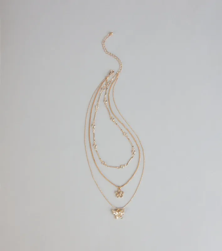 Garden Glow Layered Necklace sold by Windsor