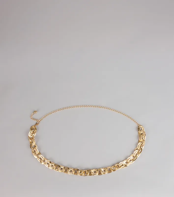 Statement Mode Chunky Chain Belt sold by Windsor