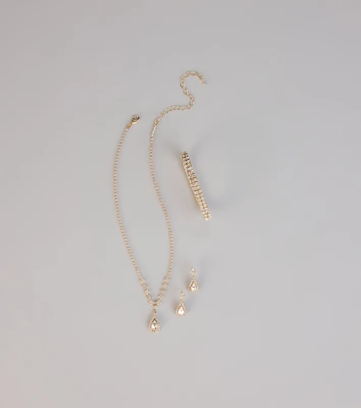 Golden Hour Glam Jewelry Set sold by Windsor