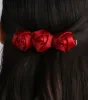 Timeless Satin Flower Rose Hair Clip sold by Windsor