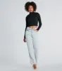 Chic Update Mock Neck Long Sleeve Crop Top sold by Windsor