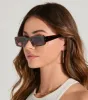 Classic Trendsetter Rectangle Sunglasses sold by Windsor