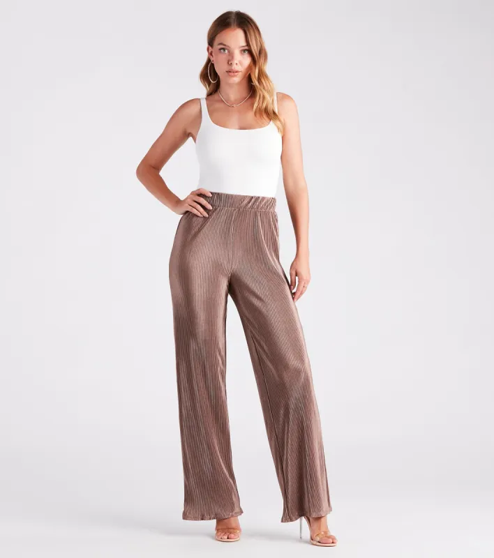 Stylish Company Pleated Wide Leg Pants sold by Windsor