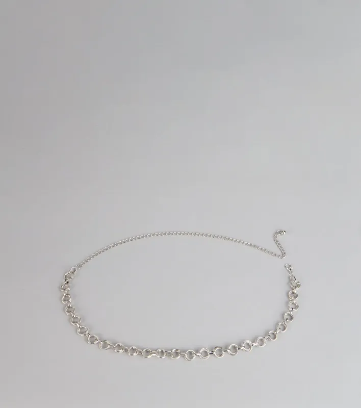 Shine On Mini O-Ring Chain Belt sold by Windsor