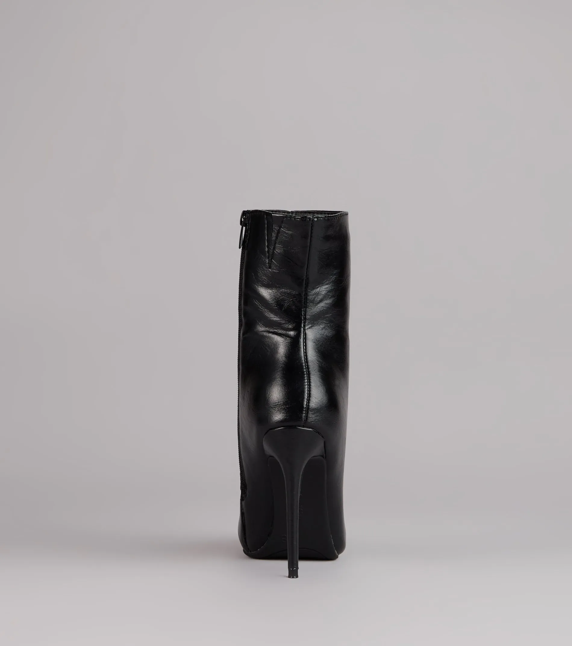 Bold Step Faux Leather Booties sold by Windsor product image thumbnail 4