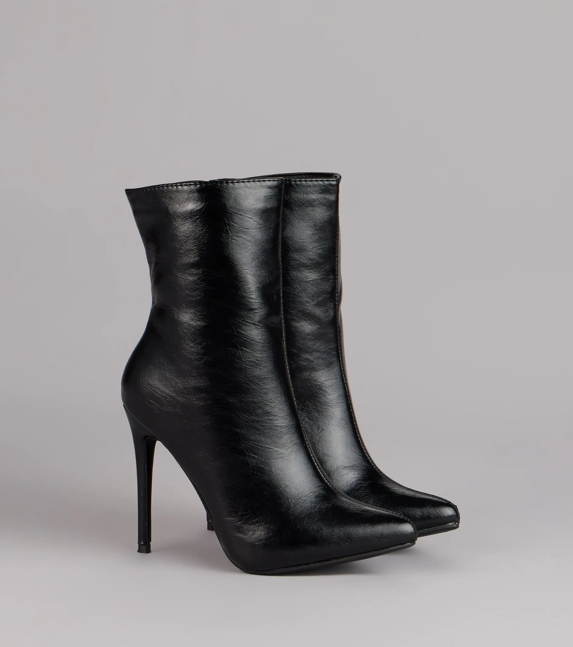 Bold Step Faux Leather Booties sold by Windsor