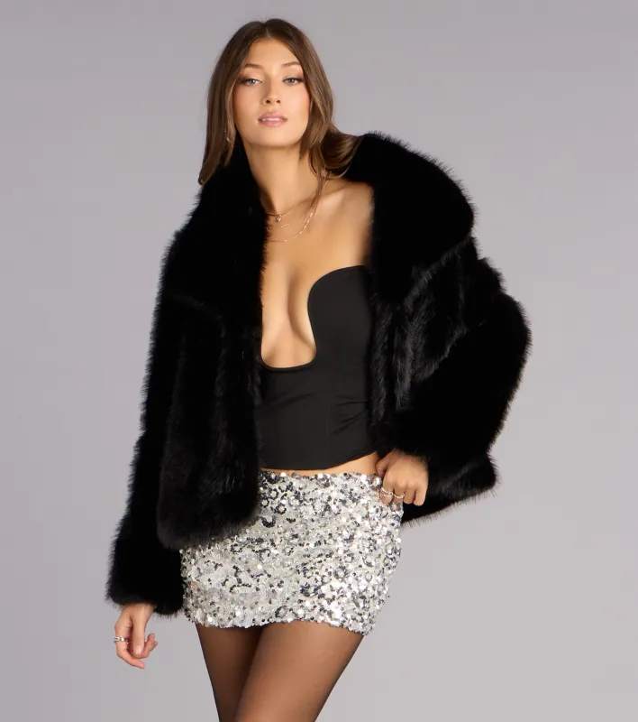 Glow Up Sequin Beaded Mini Skort sold by Windsor