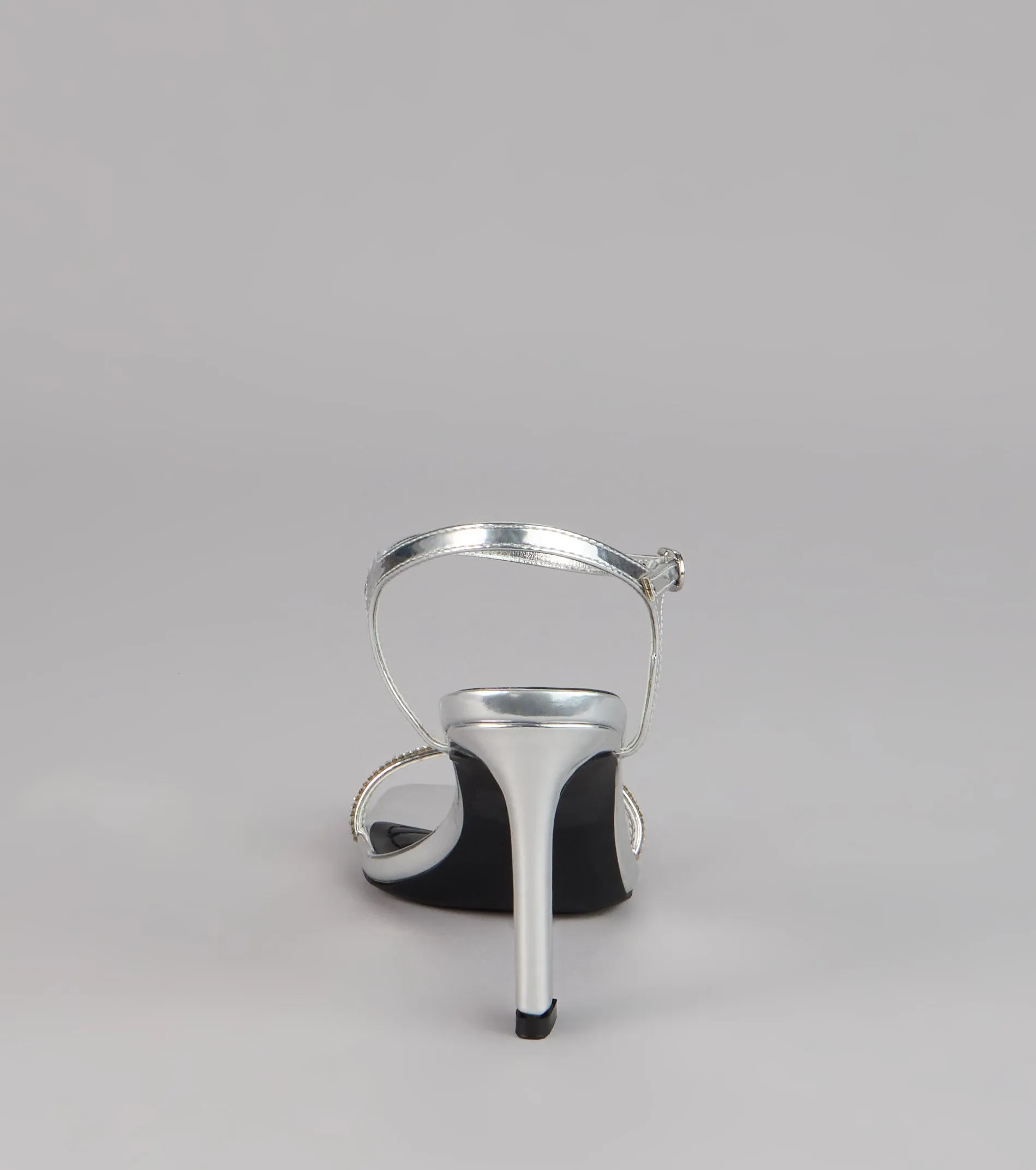 Shine Hour Rhinestone Strap Stiletto Heels sold by Windsor product image thumbnail 5