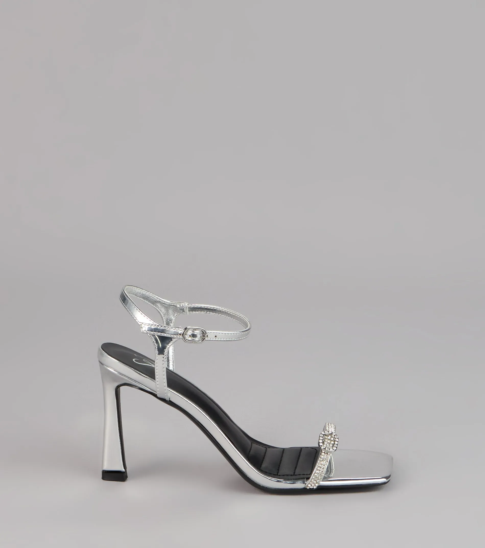 Shine Hour Rhinestone Strap Stiletto Heels sold by Windsor product image thumbnail 3