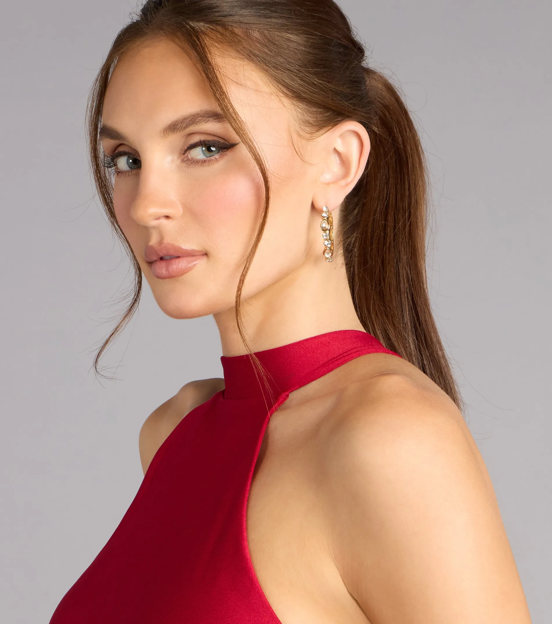 Radiant Mix Crystal Hoop Stud Set sold by Windsor product image thumbnail 2