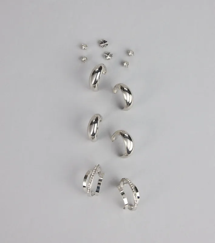 Everyday Luxe Hoop and Stud Set sold by Windsor