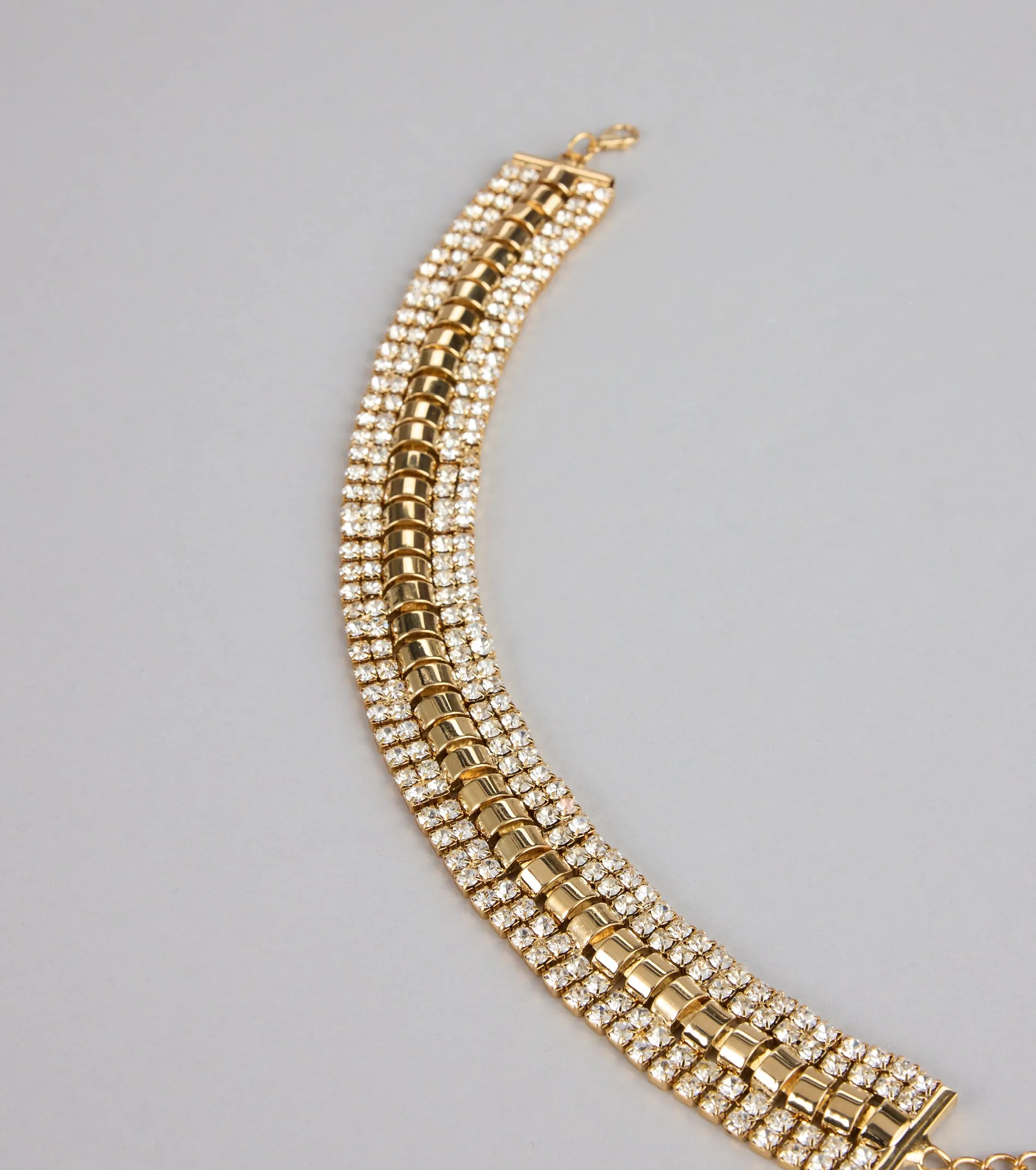 Double Dazzle Rhinestone Choker sold by Windsor product image thumbnail 3