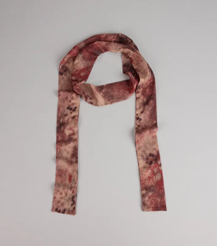 Painted Whisper Abstract Skinny Scarf sold by Windsor
