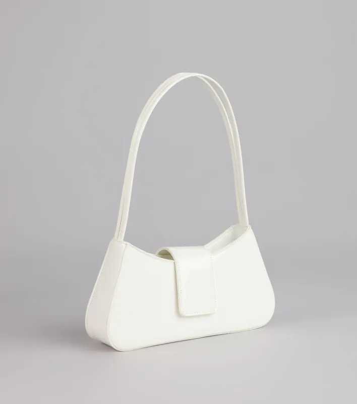 Sleek Shine Patent Shoulder Bag sold by Windsor