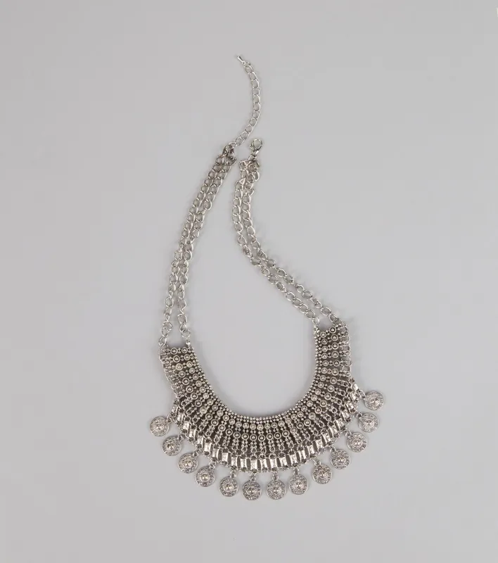 Goddess Energy Coin Collar Necklace sold by Windsor