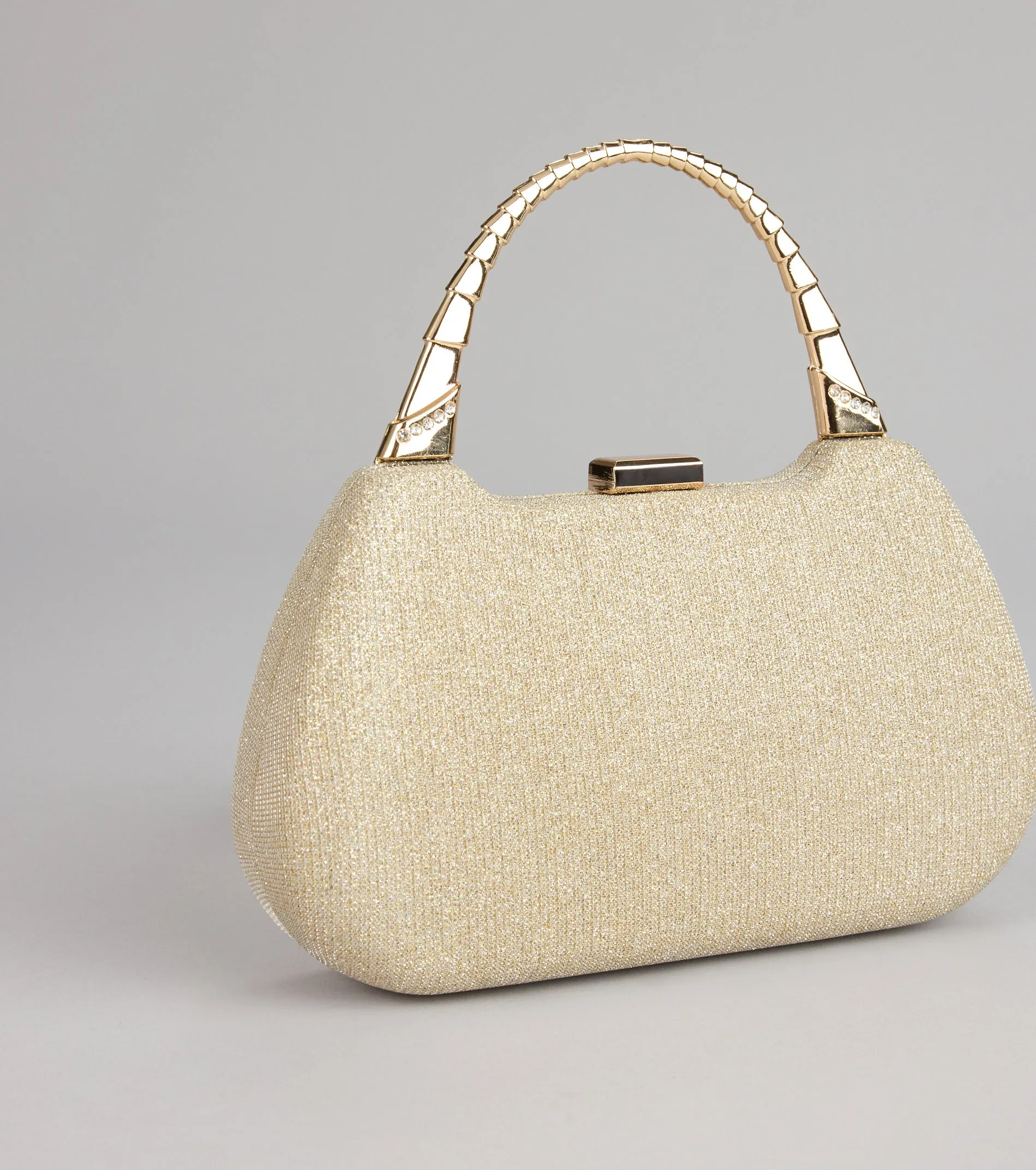 Evening Spark Glitter Mesh Clutch sold by Windsor product image thumbnail 3