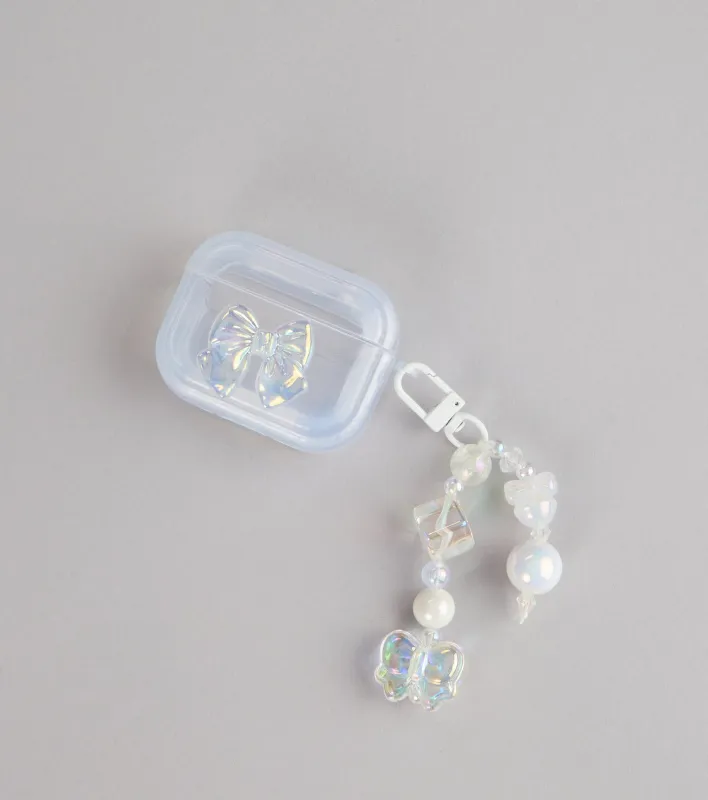 Iridescent Bow AirPods Pro Case sold by Windsor