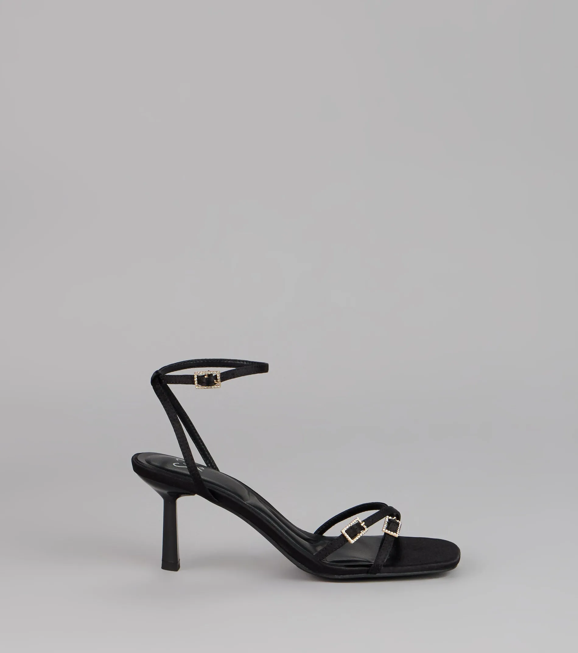 Midnight Muse Satin Buckle Heels sold by Windsor product image thumbnail 3