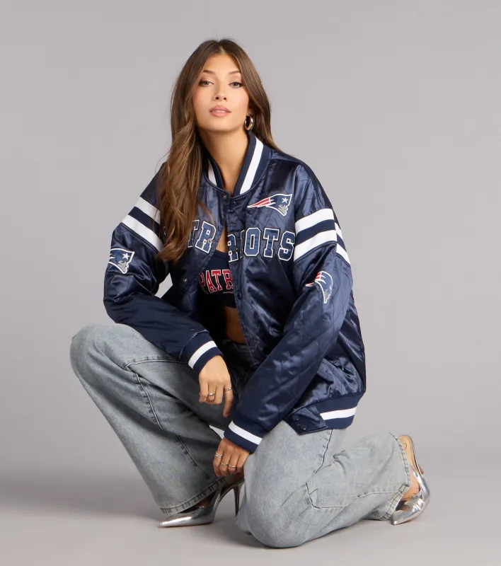 Ultra Game NFL New England Patriots Bomber Jacket sold by Windsor