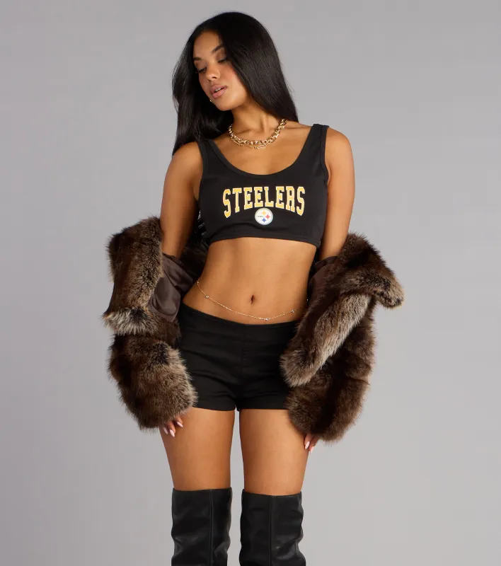 Ultra Game NFL Pittsburgh Steelers Crop Tank Top sold by Windsor