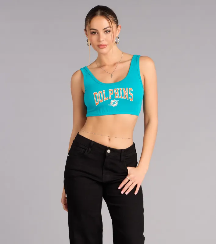 Ultra Game NFL Miami Dolphins Crop Tank Top sold by Windsor
