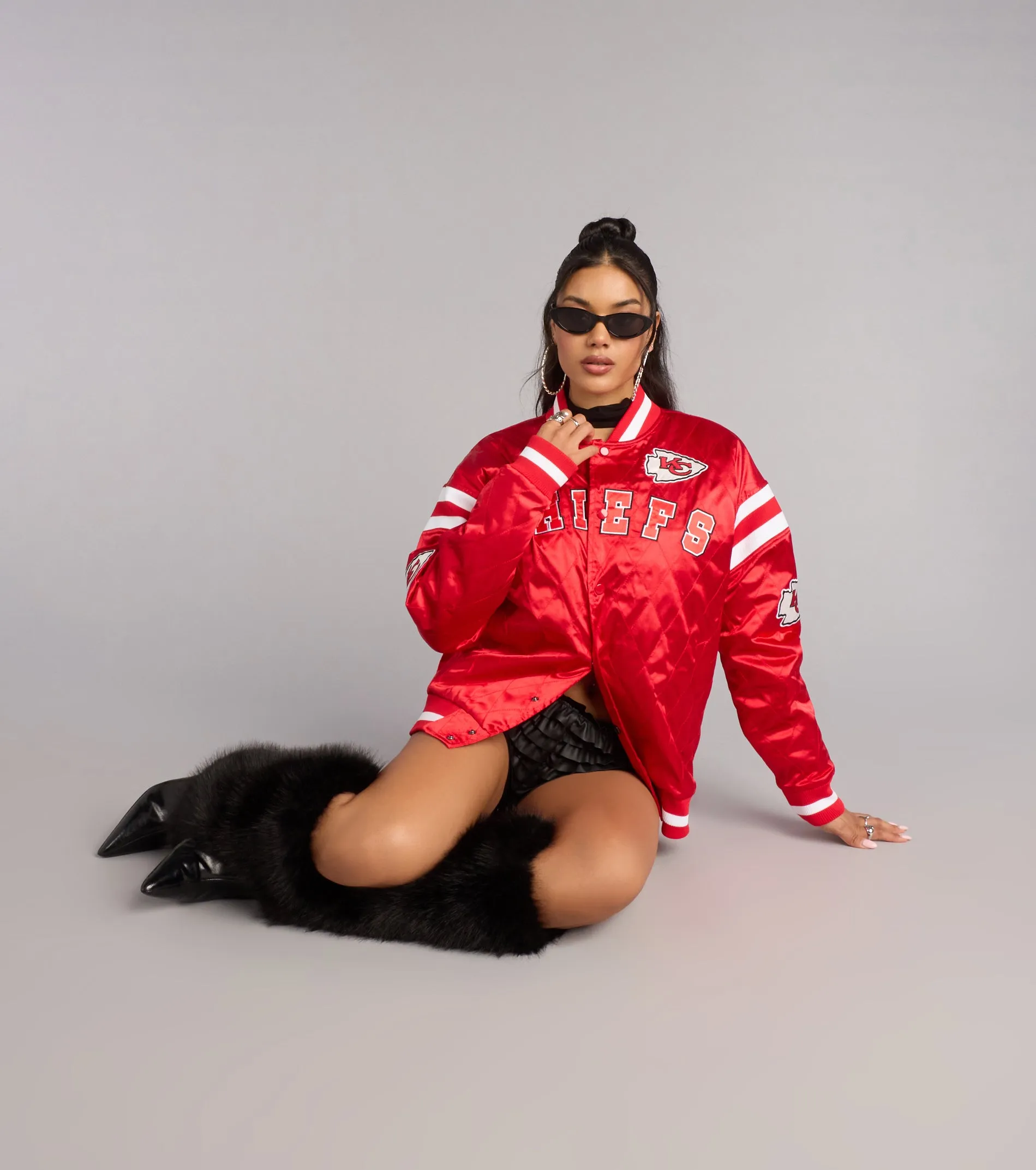 Ultra Game NFL Kansas City Chiefs Bomber Jacket sold by Windsor product image thumbnail 3