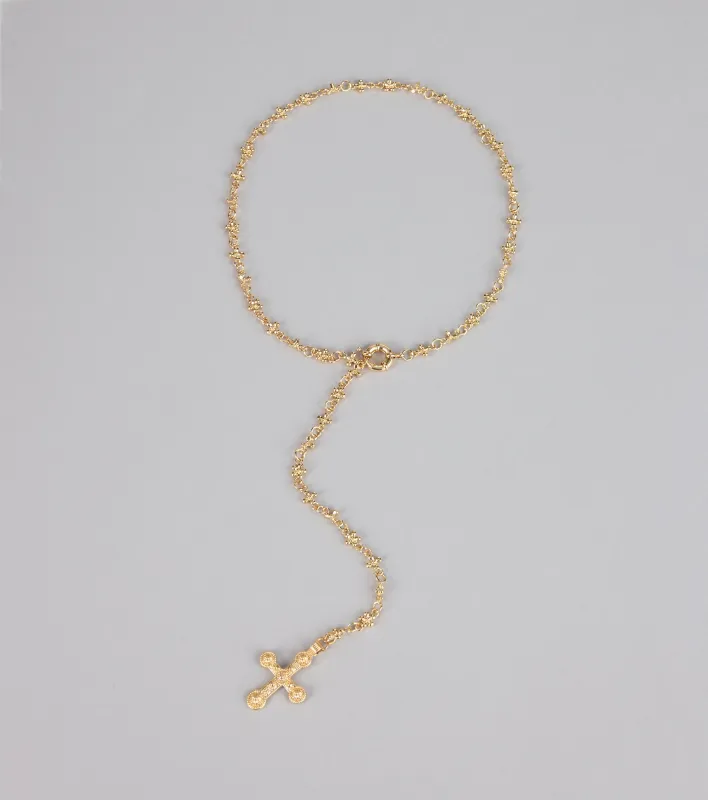 Faithfully Chic Cross Necklace sold by Windsor