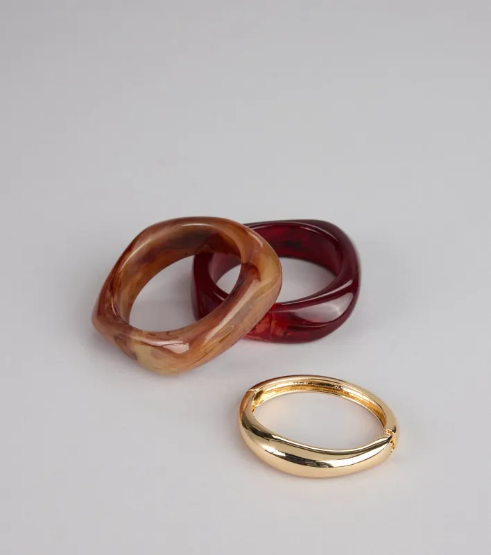 Modern Mix Bracelet Three-Piece Set sold by Windsor