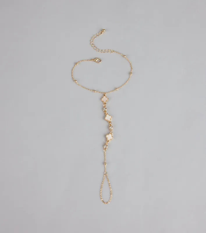 Lucky Link Clover Hand Chain sold by Windsor