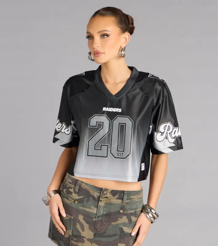 Ultra Game NFL Las Vegas Raiders Mesh Crop Top sold by Windsor