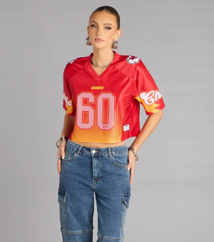 Ultra Game NFL Kansas City Chiefs Mesh Crop Top sold by Windsor