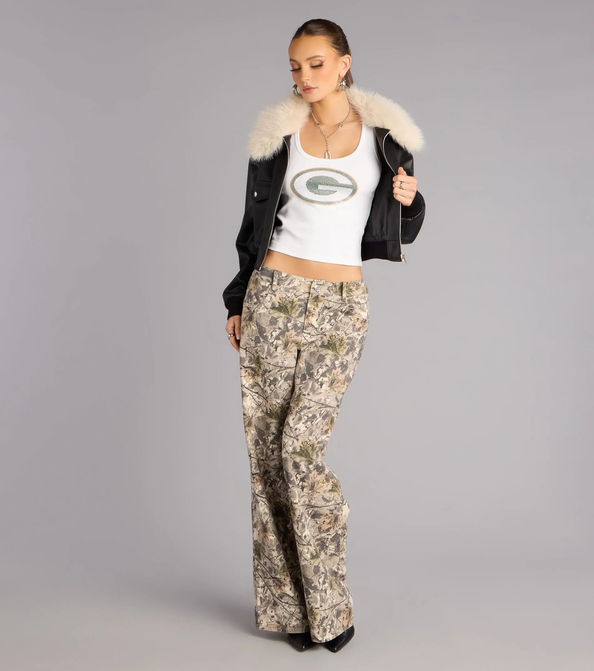 Ultra Game NFL Green Bay Packers Rhinestone Tank Top sold by Windsor product image thumbnail 3