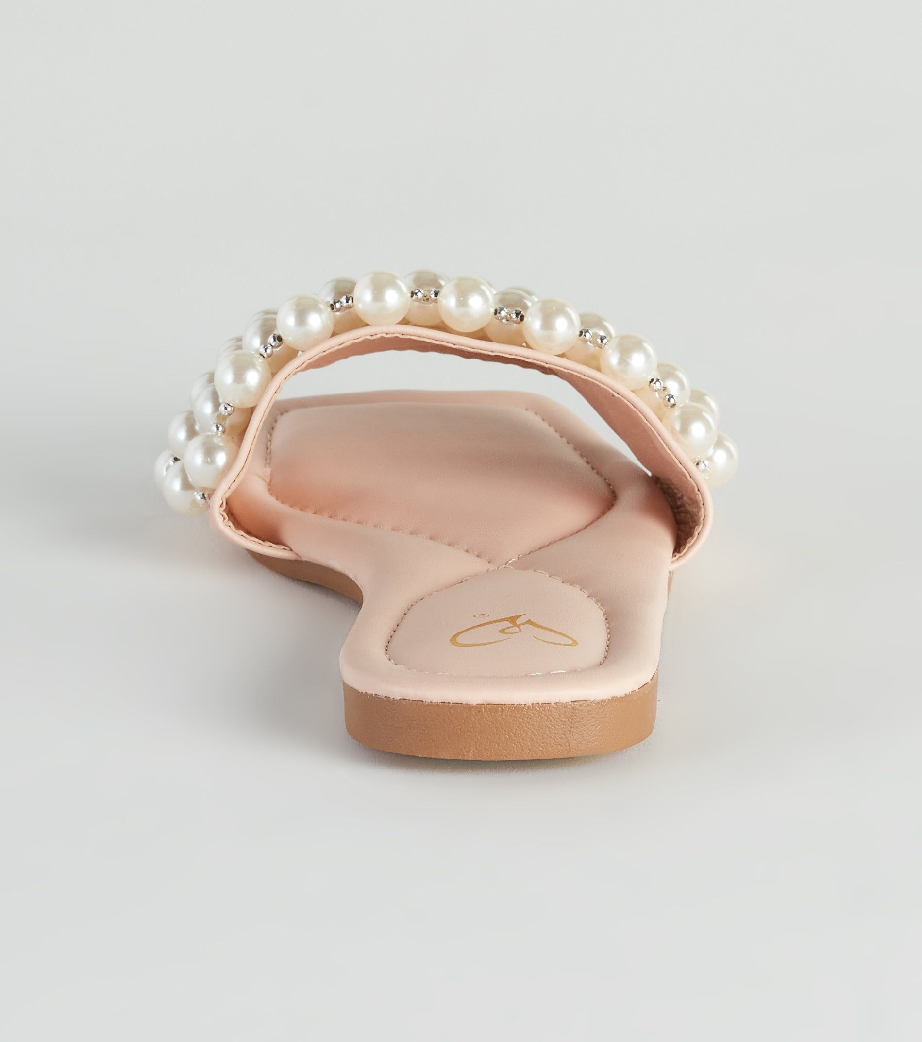 Hidden Treasure Faux Pearl Slide Sandals sold by Windsor product image thumbnail 4