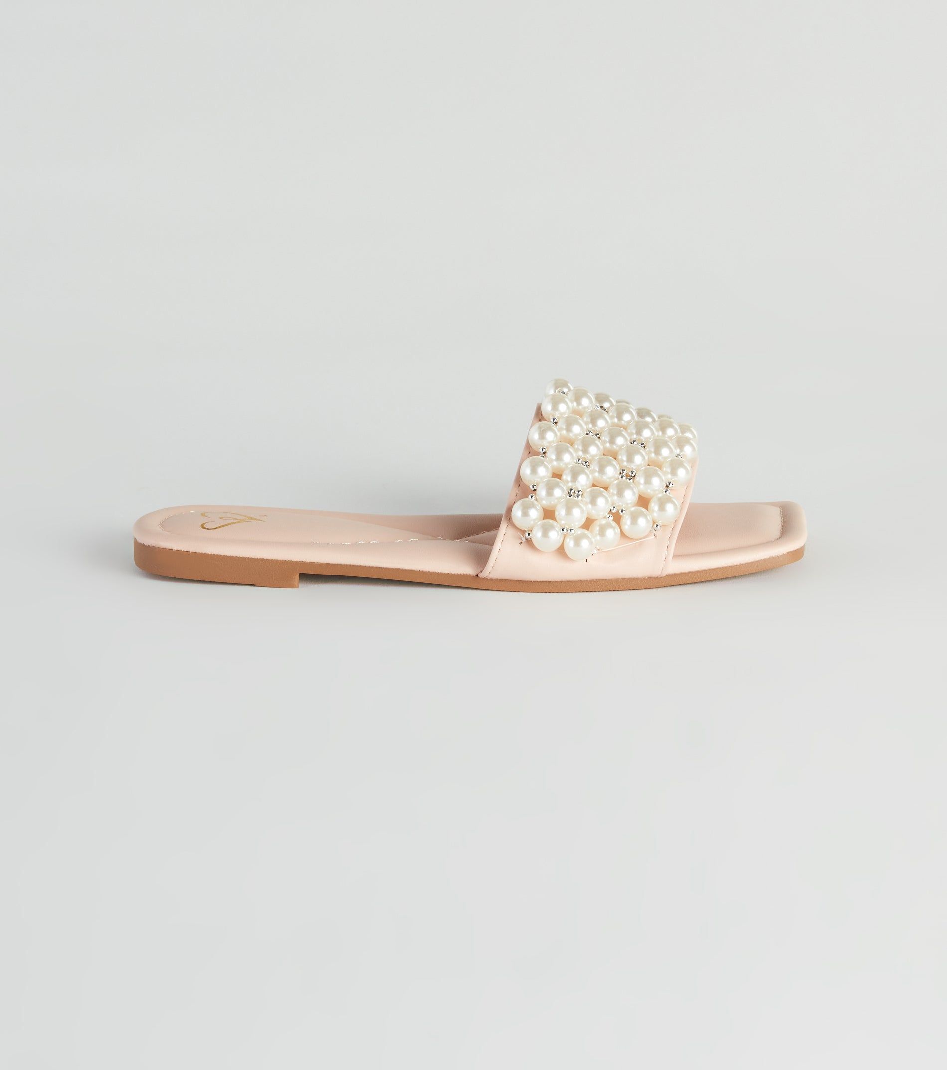 Hidden Treasure Faux Pearl Slide Sandals sold by Windsor product image thumbnail 2